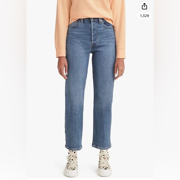 Levi's Denim - Levi's Women's Ribcage Straight Ankle Jeans Size 29 x 27